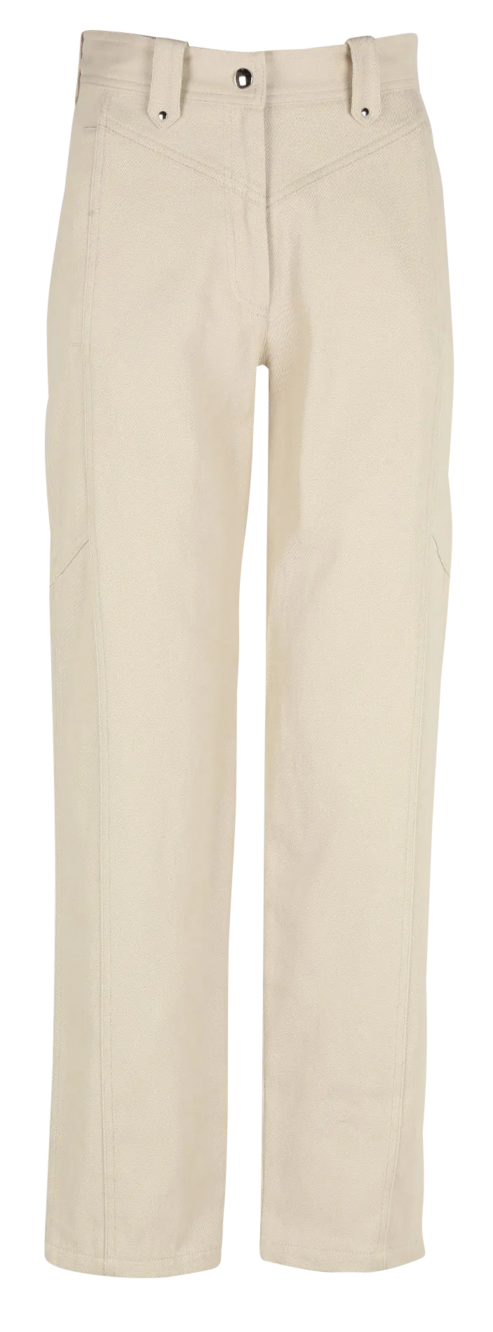 FULONA  PANTALóN RECTO DE ALGODóN EN BEIGE