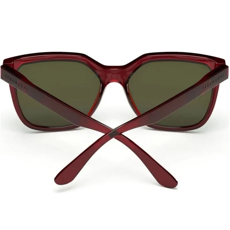 Gafas de mujer Serengeti Wakota (Shiny Crystal Burgundy Spirit Polarized Cat 2 to 3)
