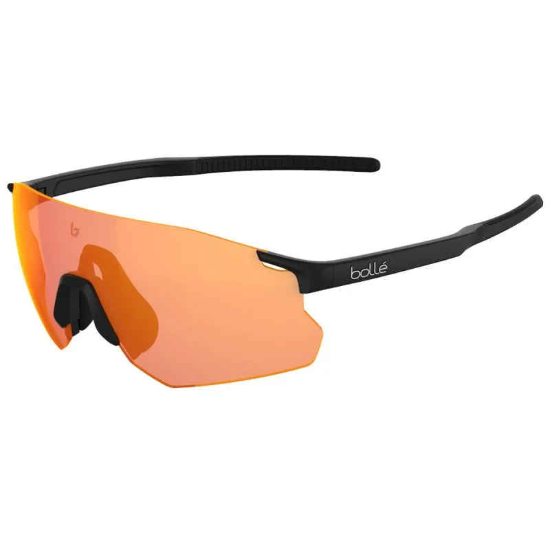 Gafas de sol Bollé Icarus (Negro Mate Marrón Fantasma Rojo)