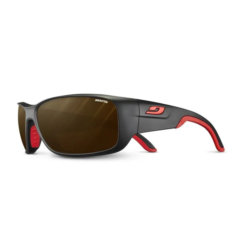 GAFAS DE SOL JULBO RUN 2 (NEGRO MATE/ROJO REACTIVO 24 POLAR) CAT. 24