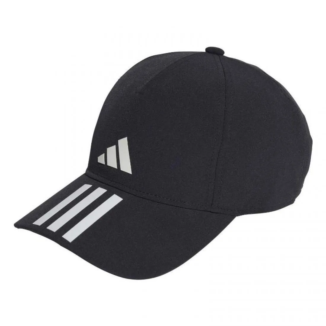 Gorra Adidas Aeroready Baseball 3 Bandas Negro Blanco | Adidas