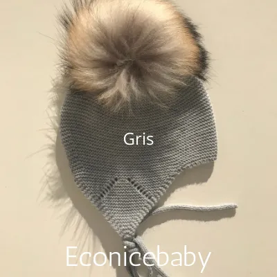 Gorro de punto bebé Mebi