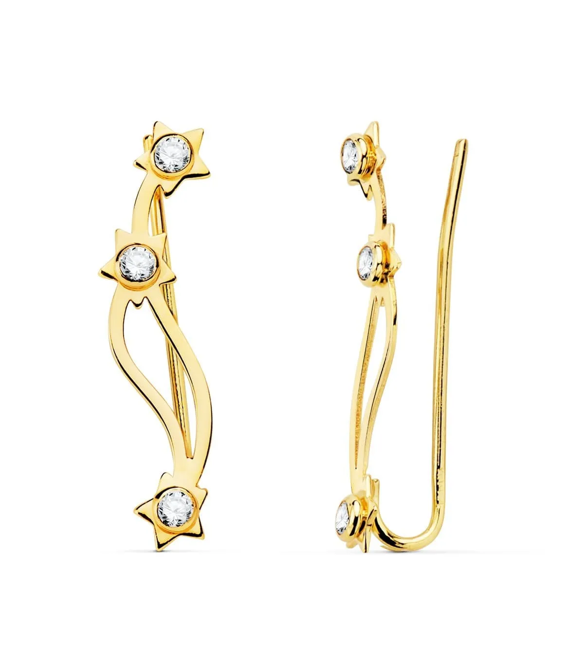 Grimpeurs d'oreilles Constellation Or 18K