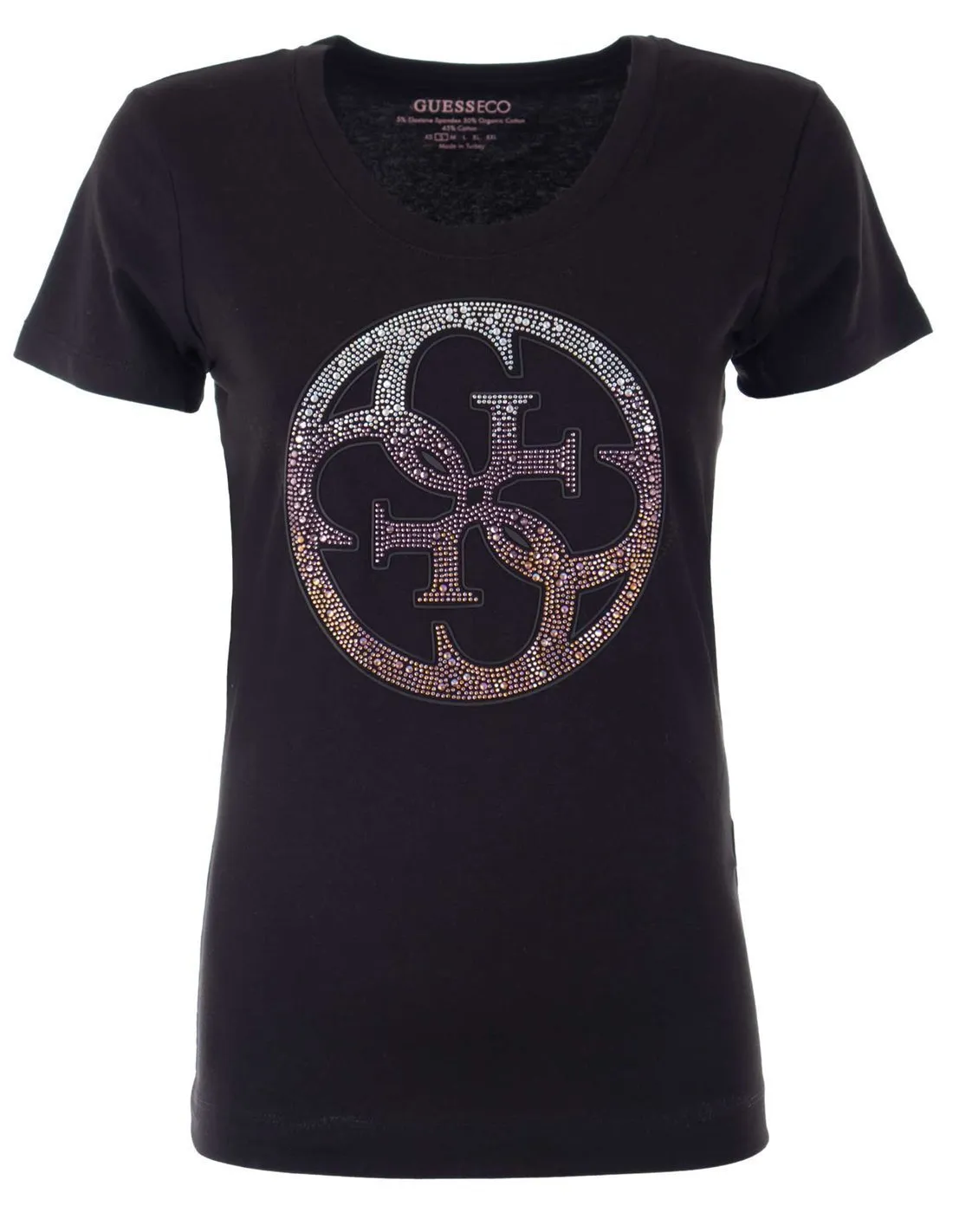 GUESS  CAMISETA NEGRA W4G129J1314 MUJER
