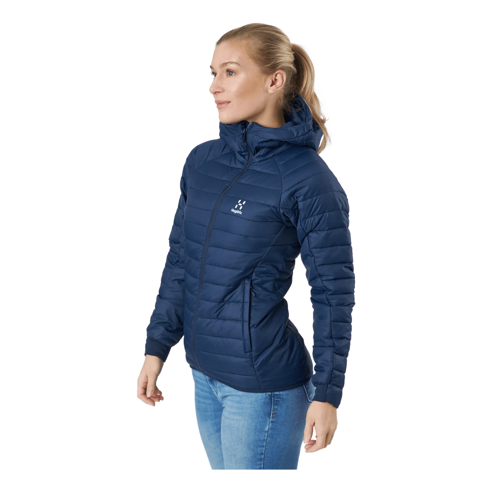 Haglöfs Spire Mimic Hood Women Tarn Blue Solid