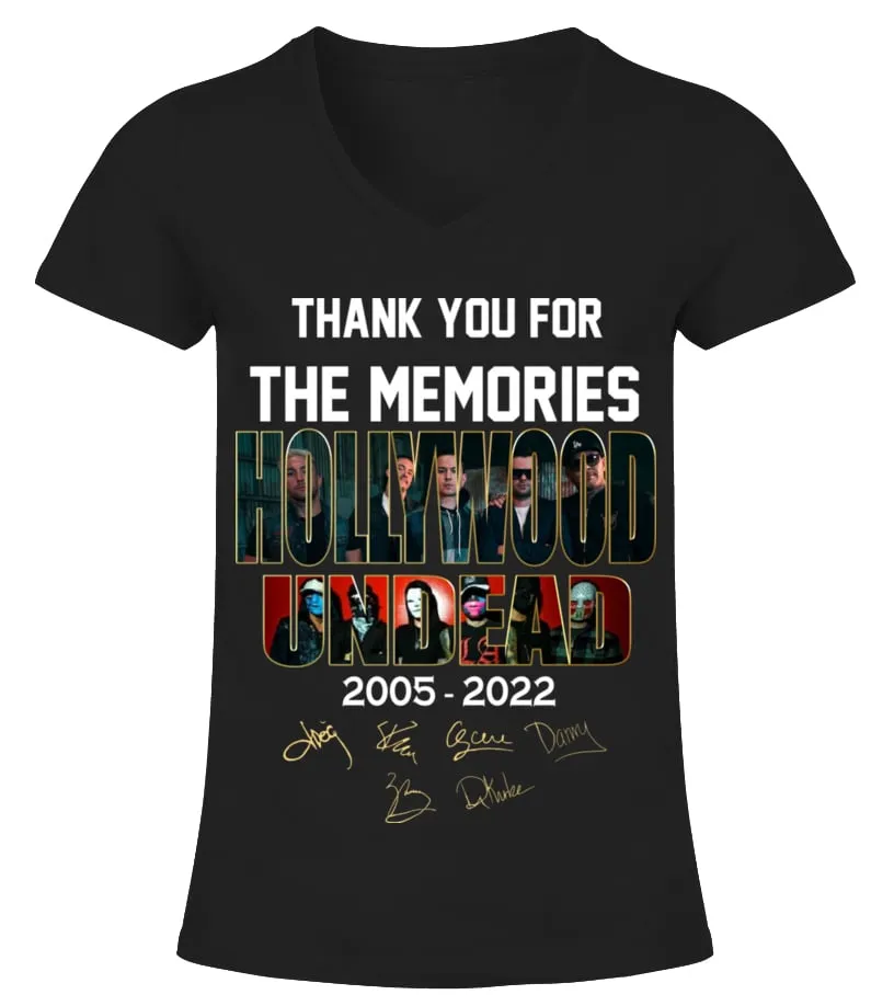 HOLLYWOOD UNDEAD 20052022 CAMISETA CUELLO PICO MUJER