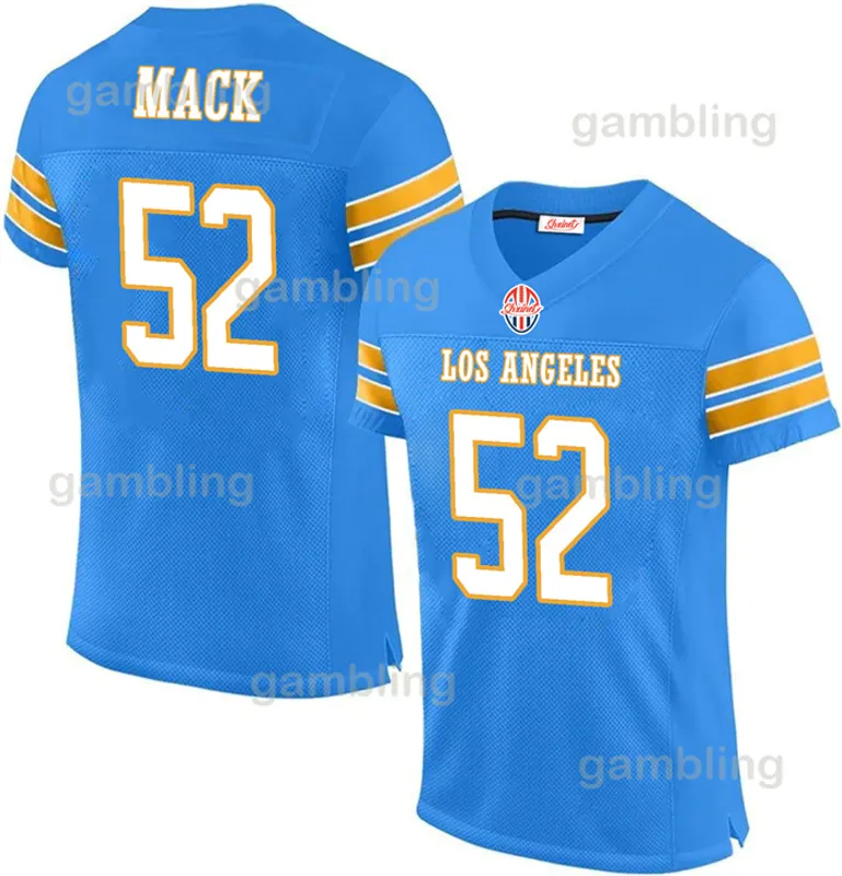 Hombres/Mujeres/Jóvenes Custom 2024 Jerseys de fútbol Khalil Mack Justin Herbert Keenan Allen Derwin James Jr. Joey Bosa Mike Wi