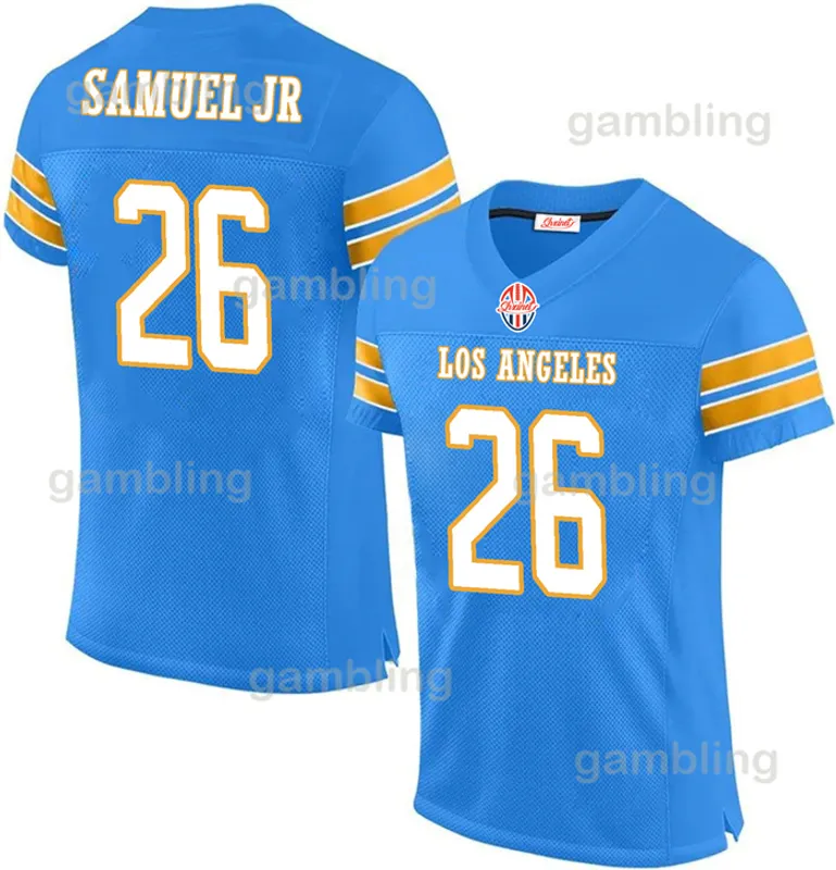 Hombres/Mujeres/Jóvenes Custom 2024 Jerseys de fútbol Khalil Mack Justin Herbert Keenan Allen Derwin James Jr. Joey Bosa Mike Wi