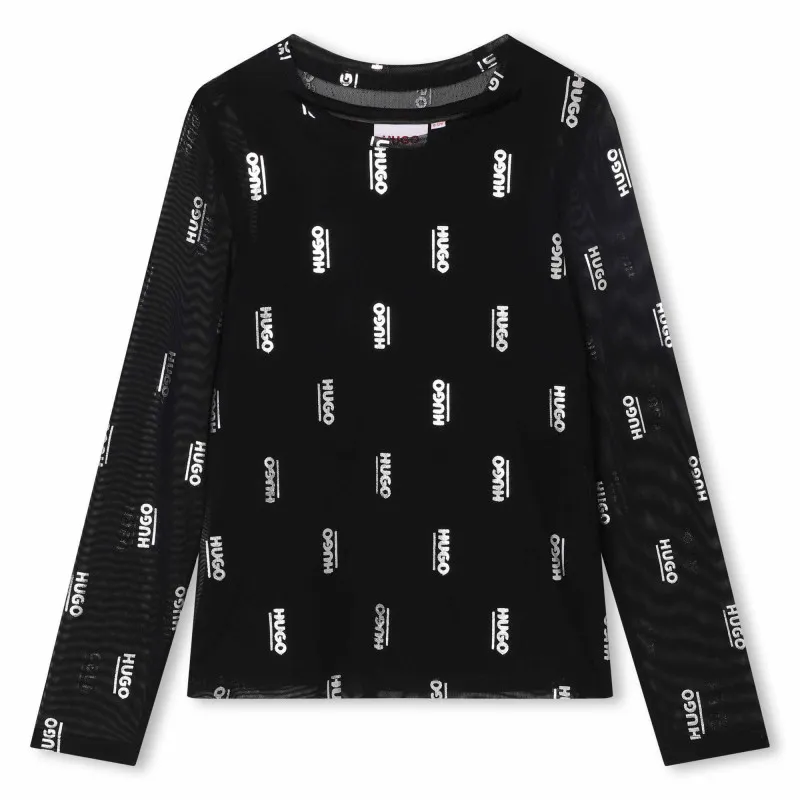 HUGO Camiseta 2 en 1 estampada