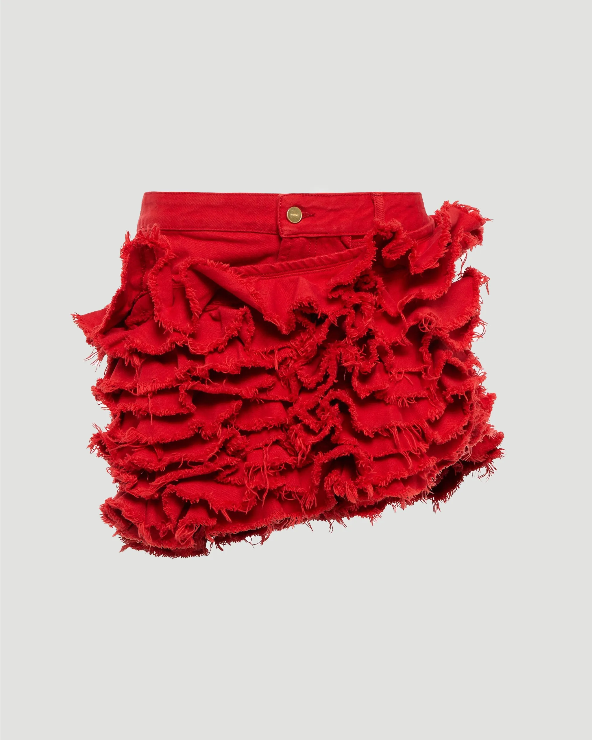Jacquemus Women La Jupe De Nimes Artichau Red