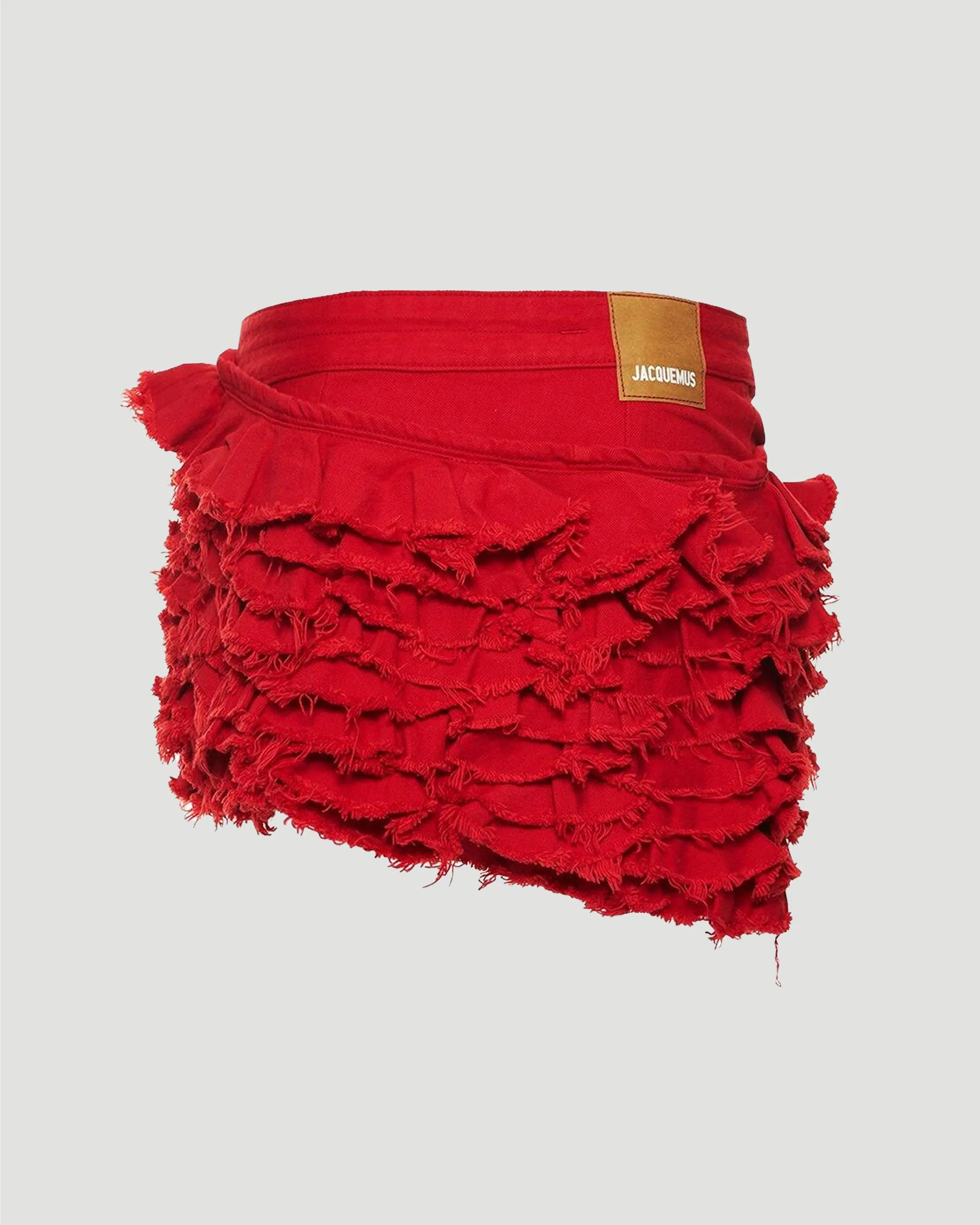 Jacquemus Women La Jupe De Nimes Artichau Red