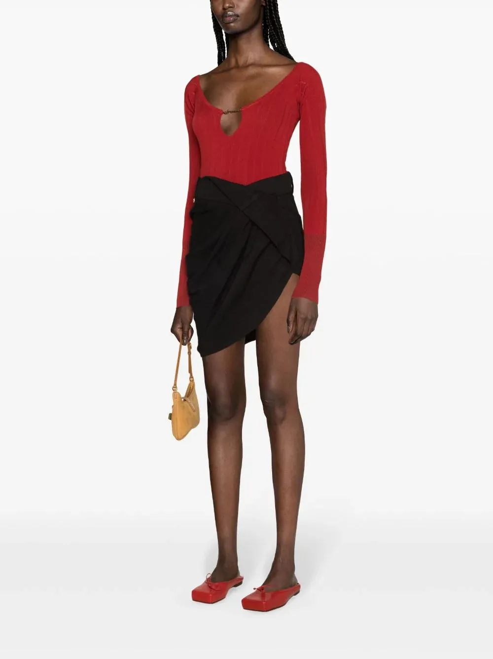 Jacquemus Women La Mini Jupe Saudade Black