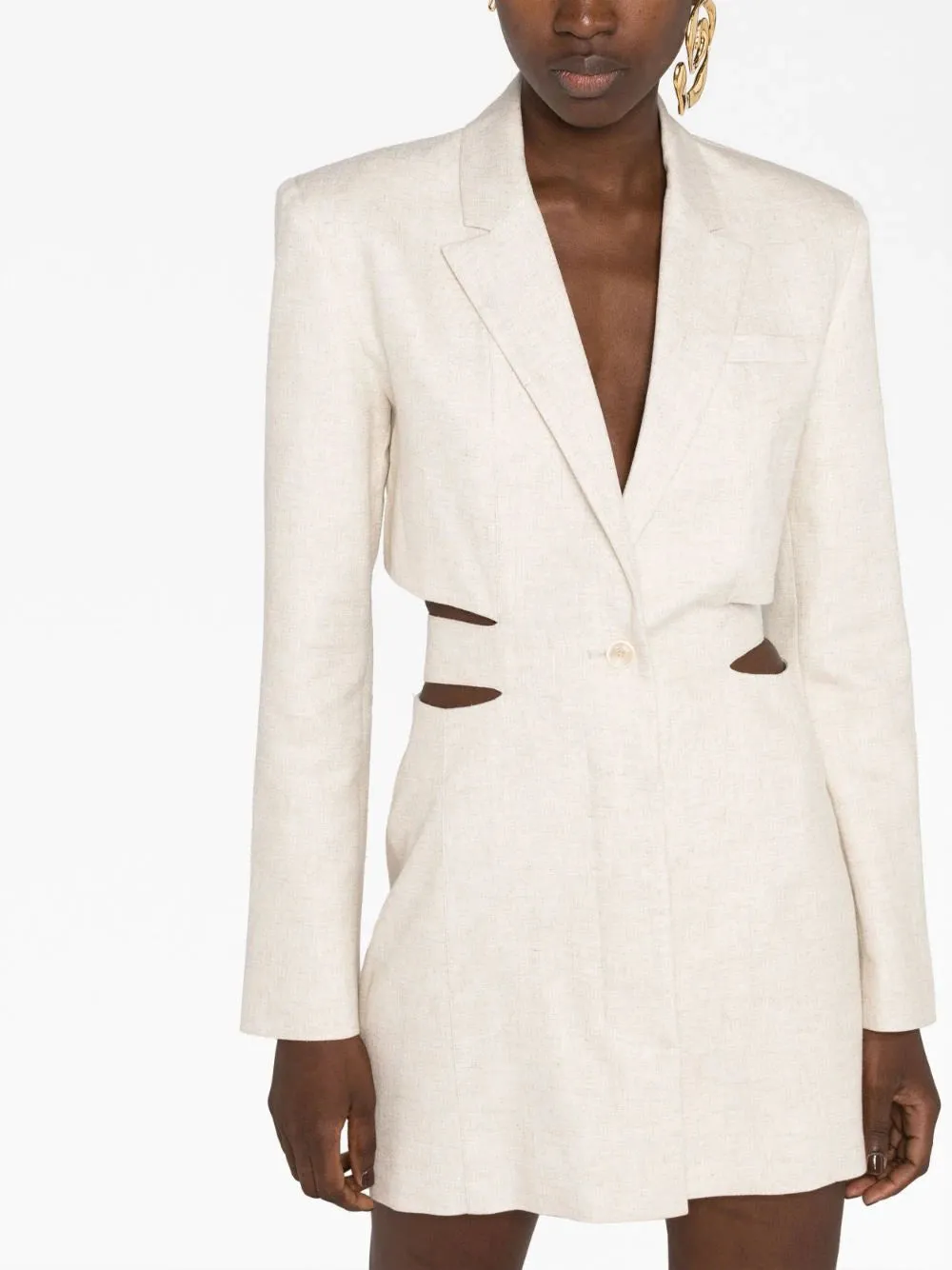 Jacquemus Women La Robe Bari Light Beige