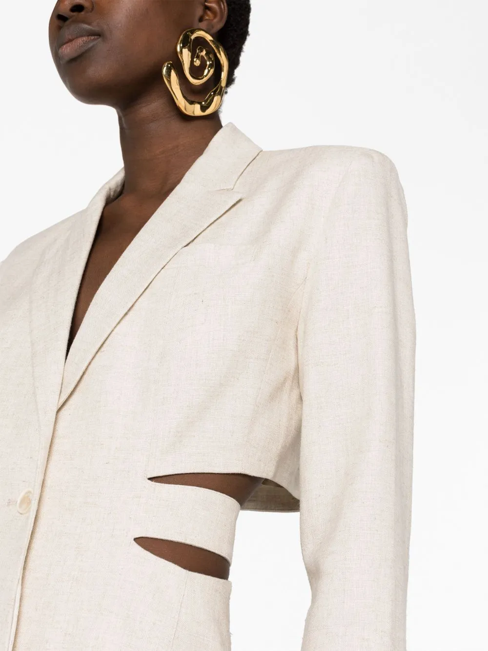 Jacquemus Women La Robe Bari Light Beige