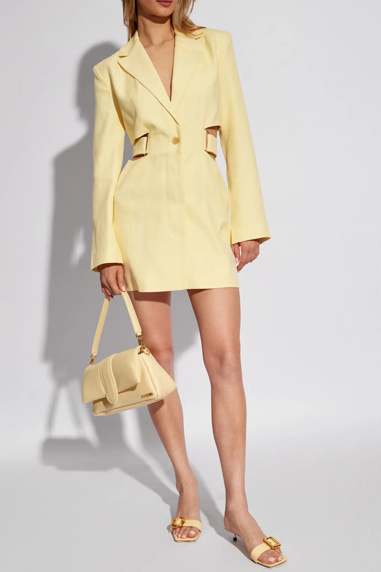 Jacquemus Women La Robe Bari Pale Yellow
