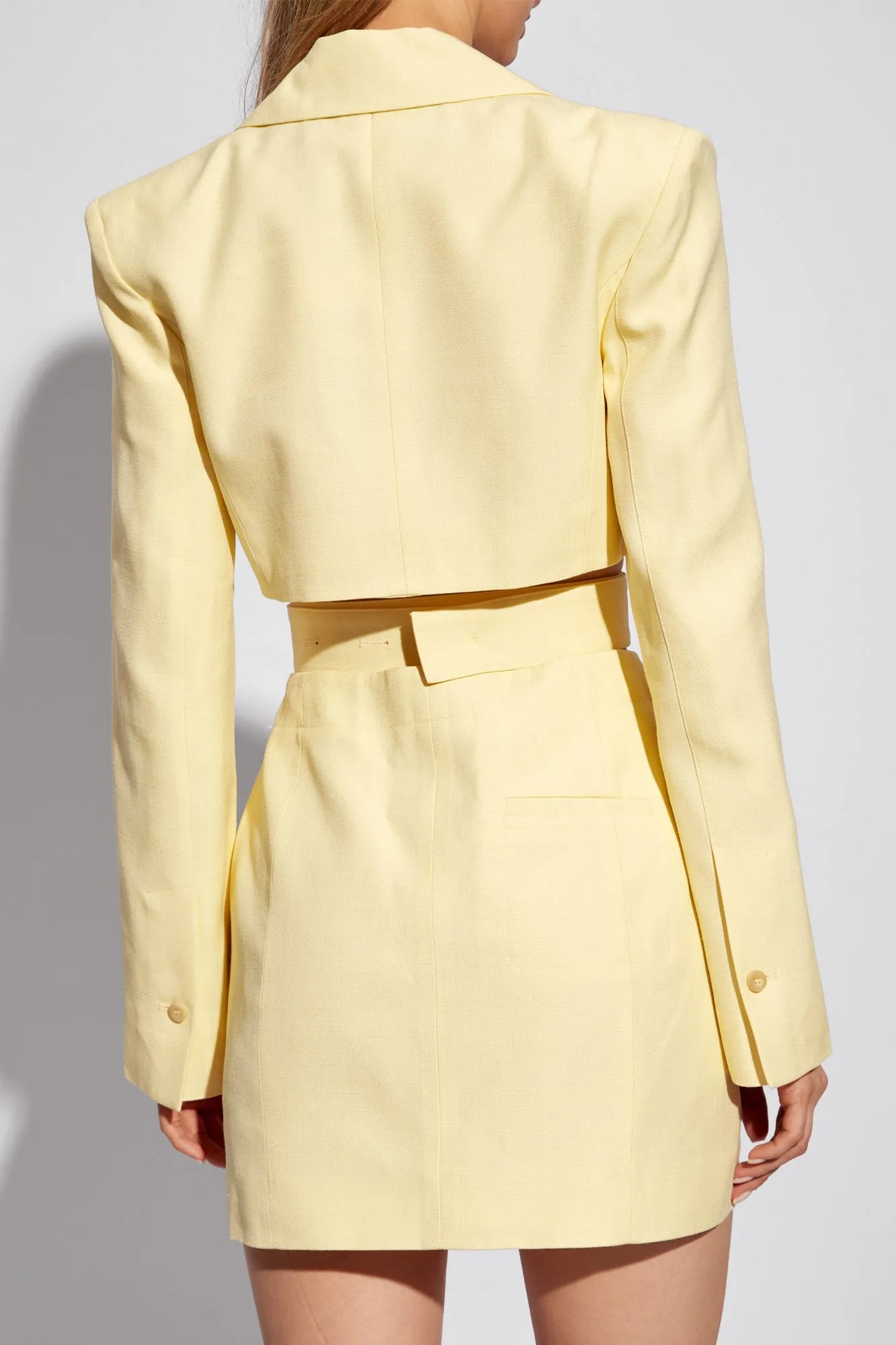 Jacquemus Women La Robe Bari Pale Yellow