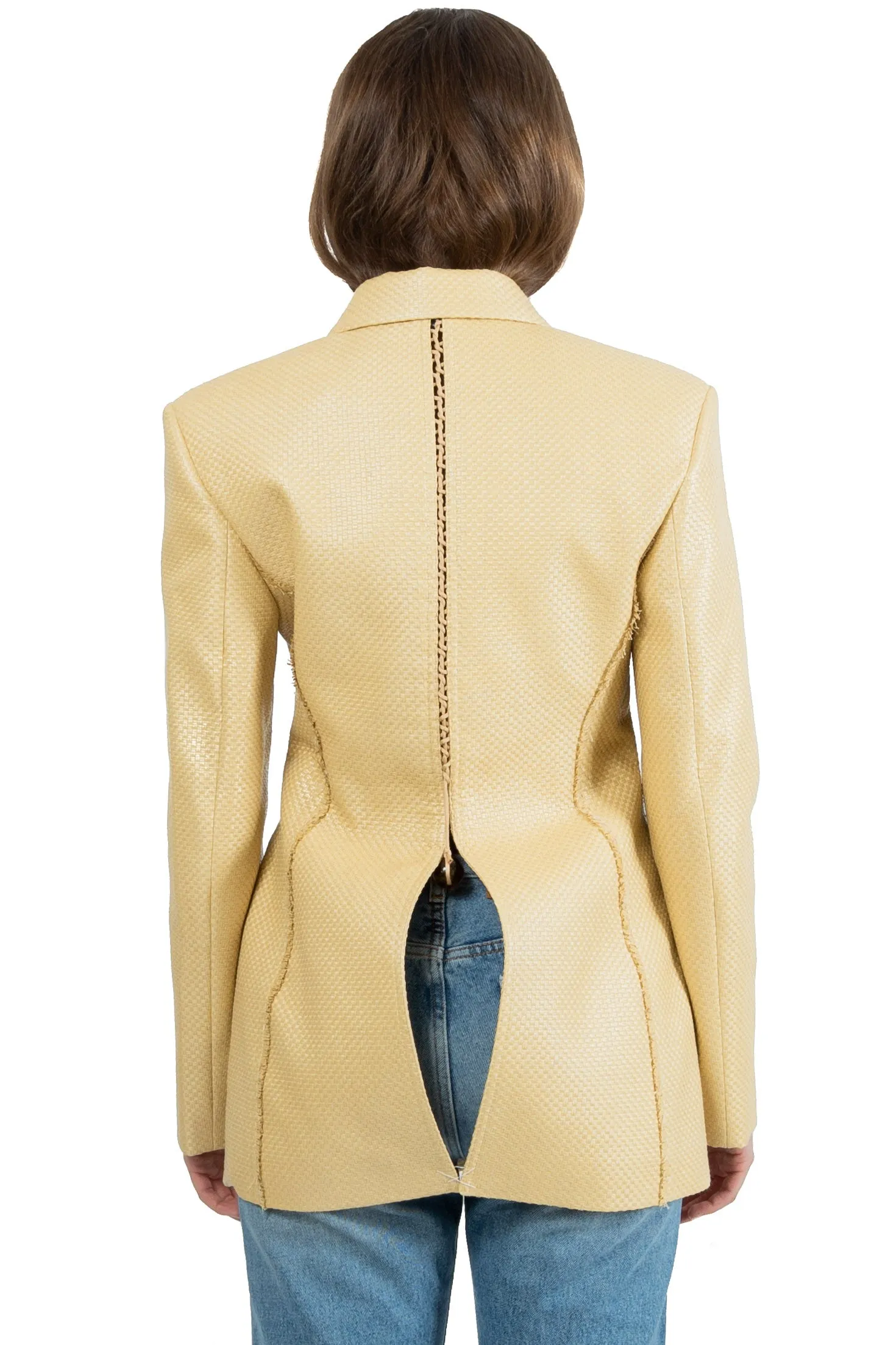 Jacquemus Women La Veste Palha Beige