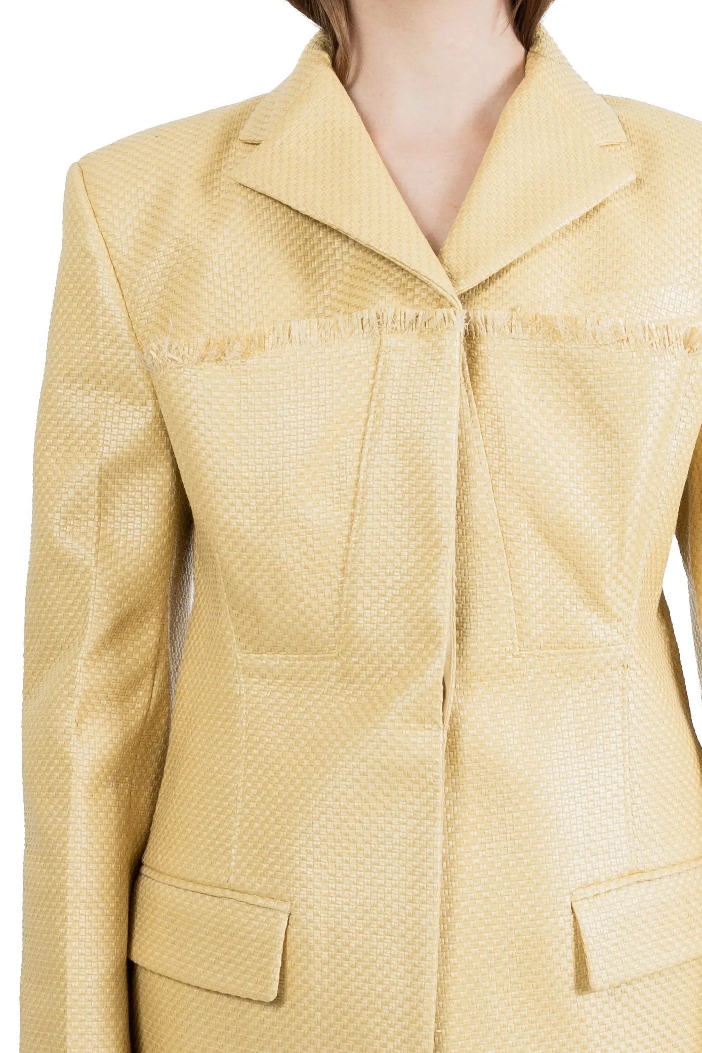 Jacquemus Women La Veste Palha Beige