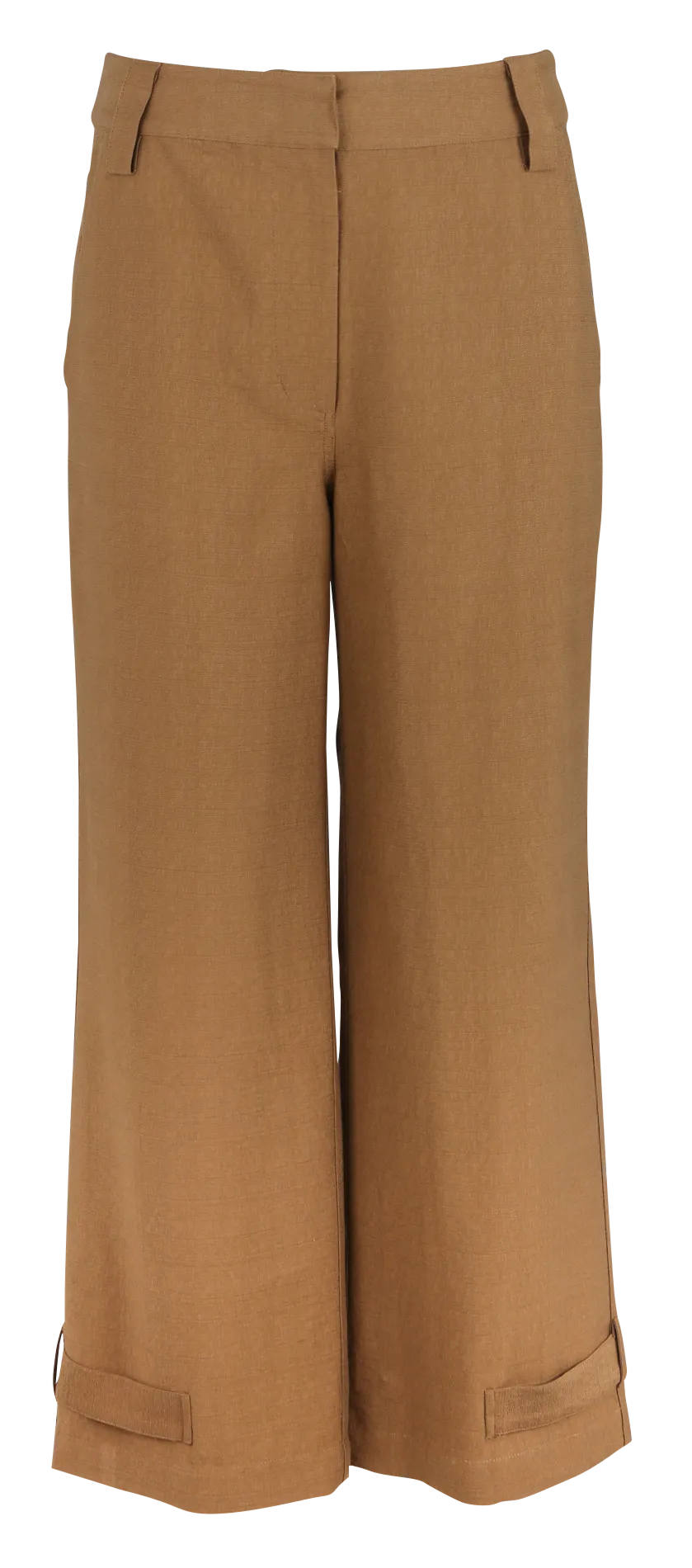JASIONE  PANTALóN ANCHO DE MEZCLA DE LYOCELL EN MARRON