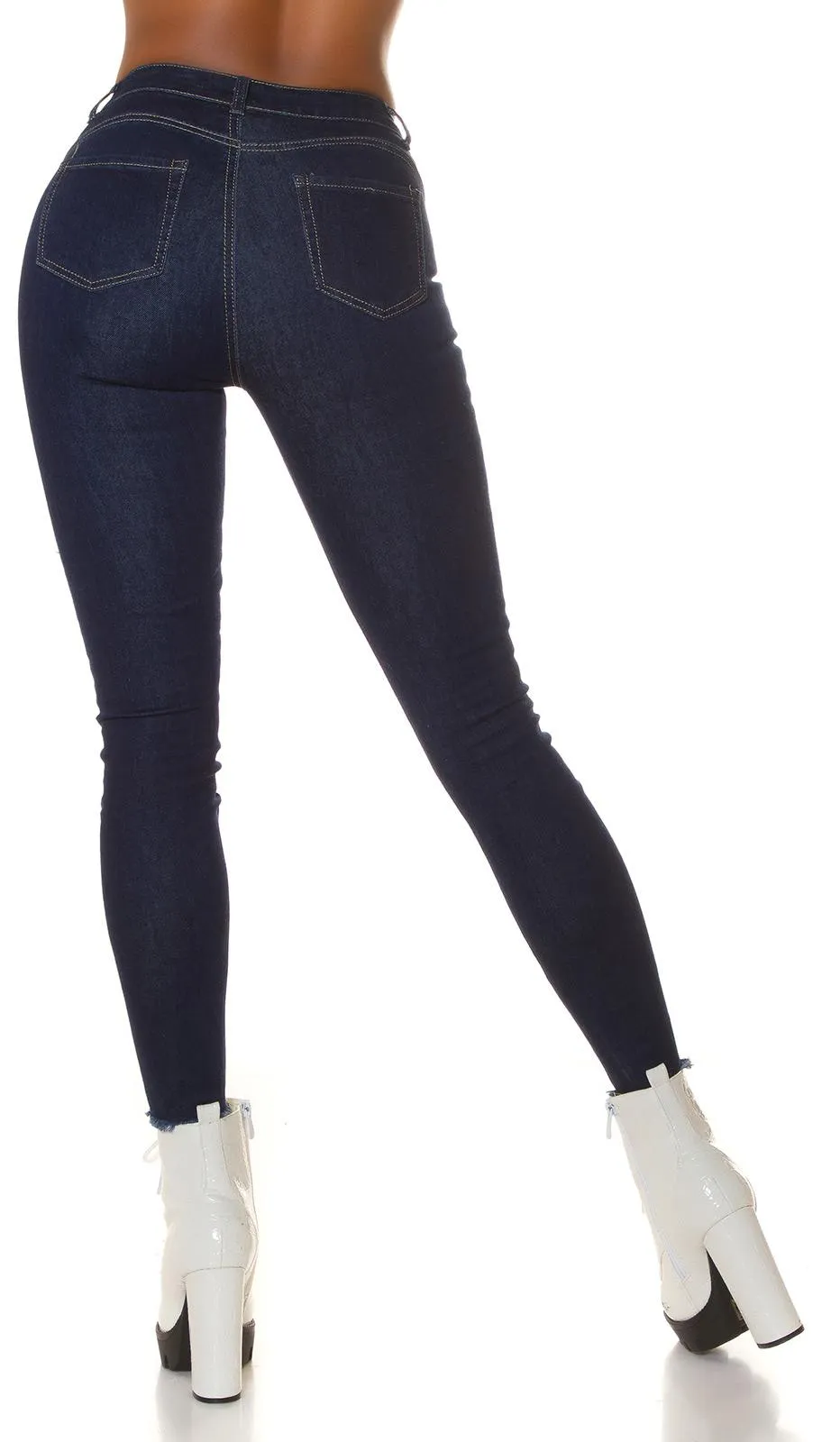 Jean Push Up de color Azul