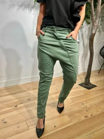 Jeans Baggy TWELLO Khaki
