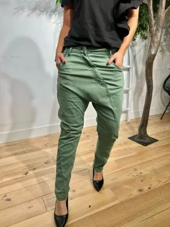 Jeans Baggy TWELLO Khaki