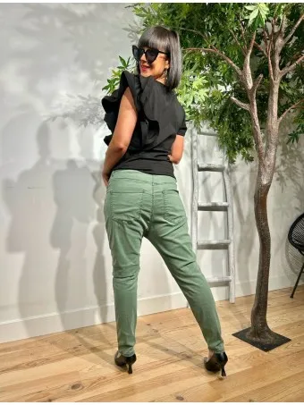 Jeans Baggy TWELLO Khaki