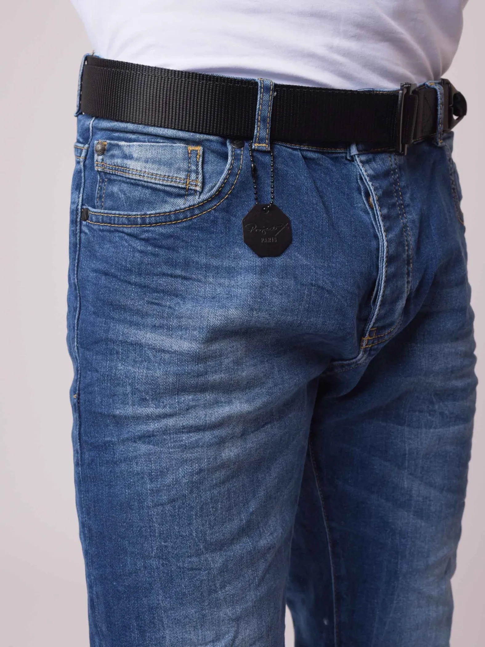 Jeans Basic Slim Azules