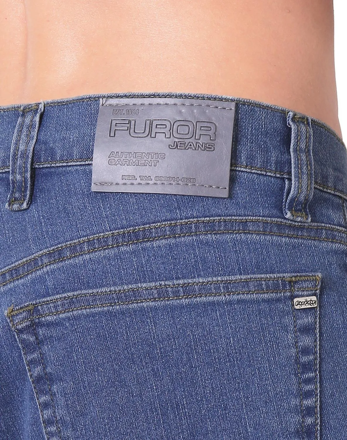 Jeans Hombre Básico Recto Azul Furor 62106600