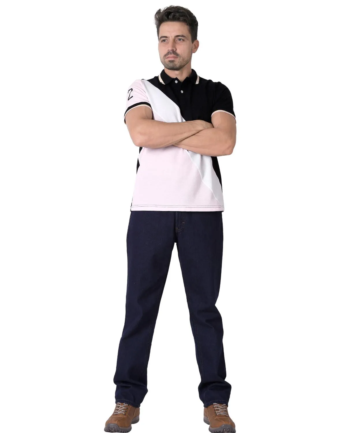 Jeans Hombre Básico Regular Azul Stfashion 63104419