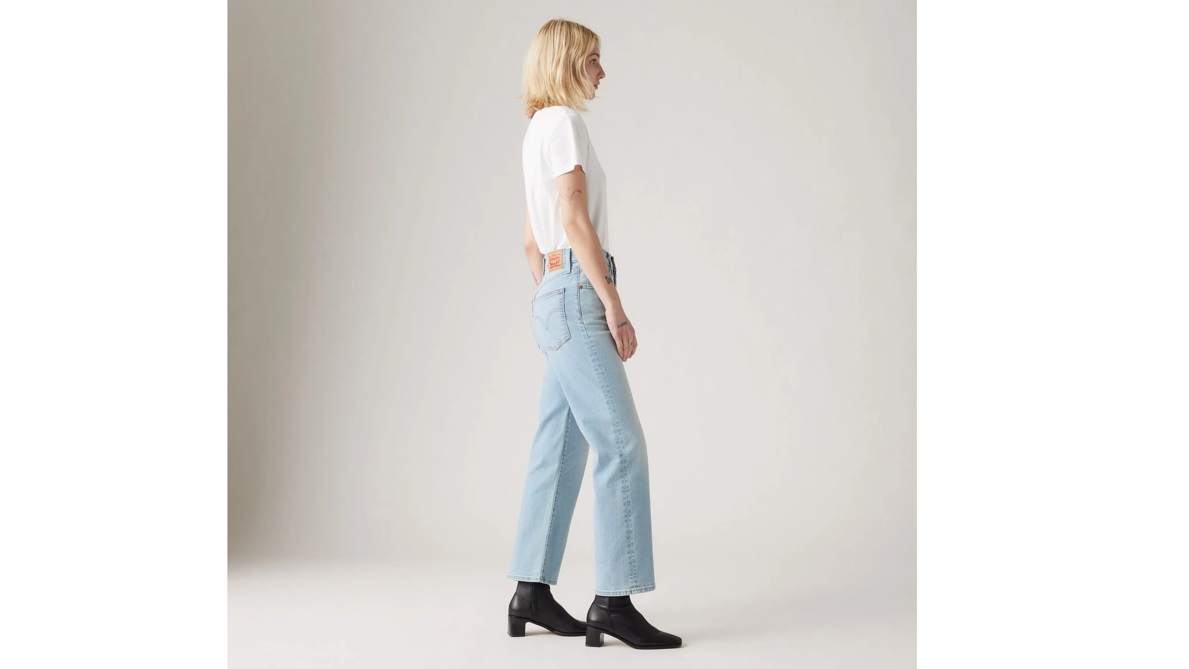 Jeans Rectos Tobilleros Ribcage