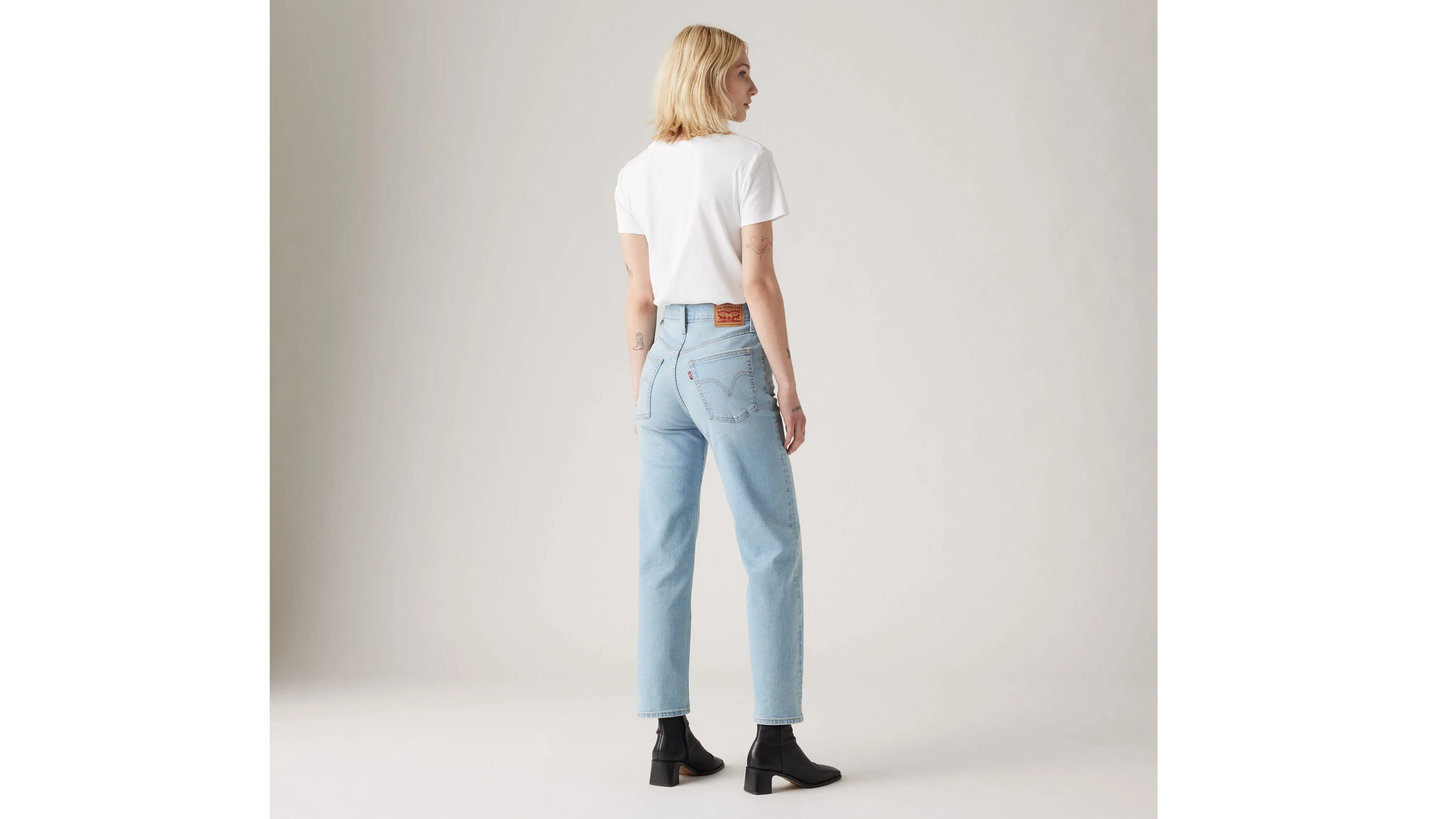 Jeans Rectos Tobilleros Ribcage