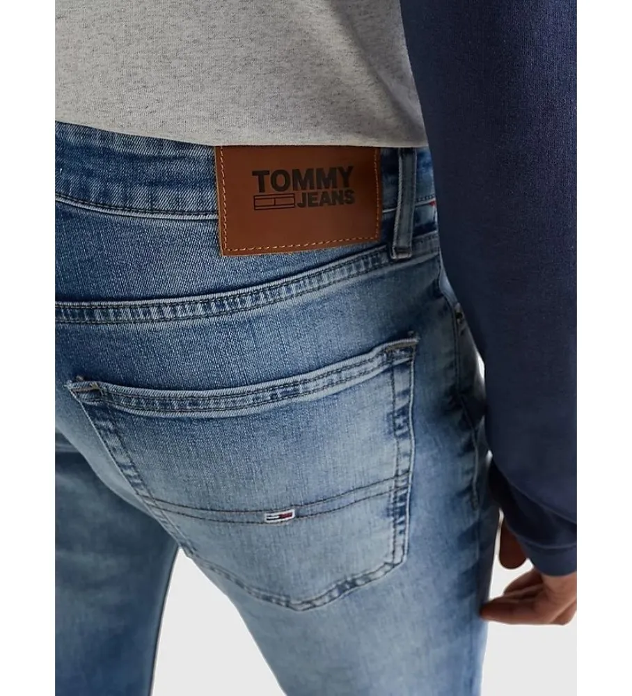 Jeans Scanton Desteñidos Azul