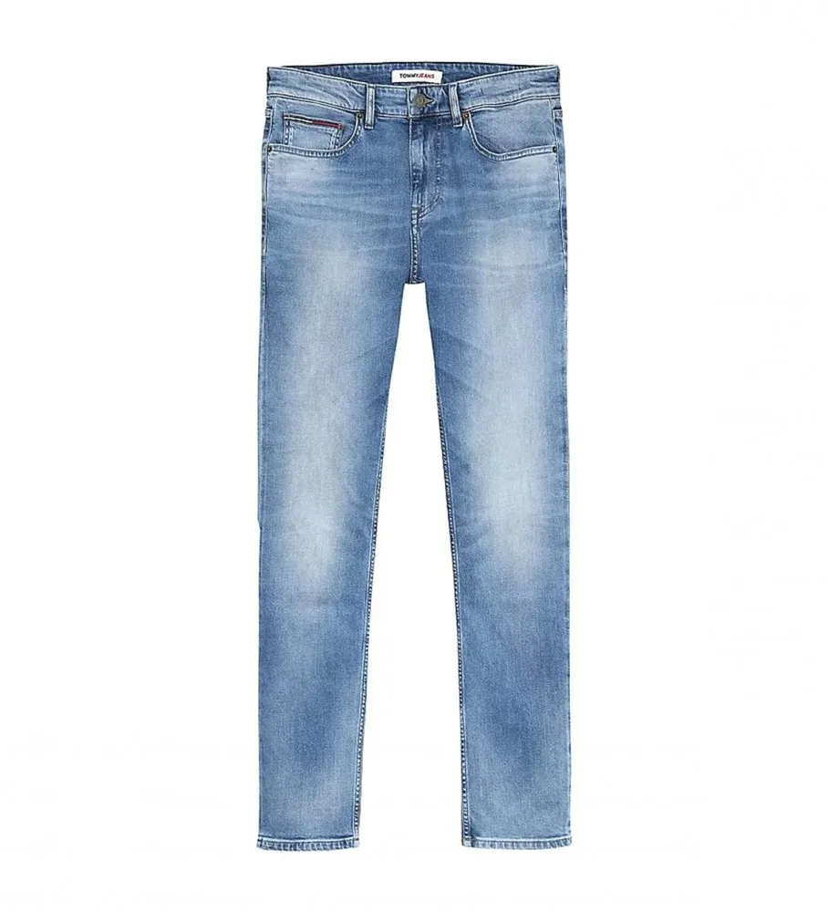 Jeans Scanton Desteñidos Azul