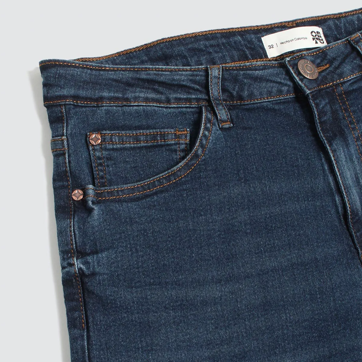 Jeans Slim Tono Oscuro