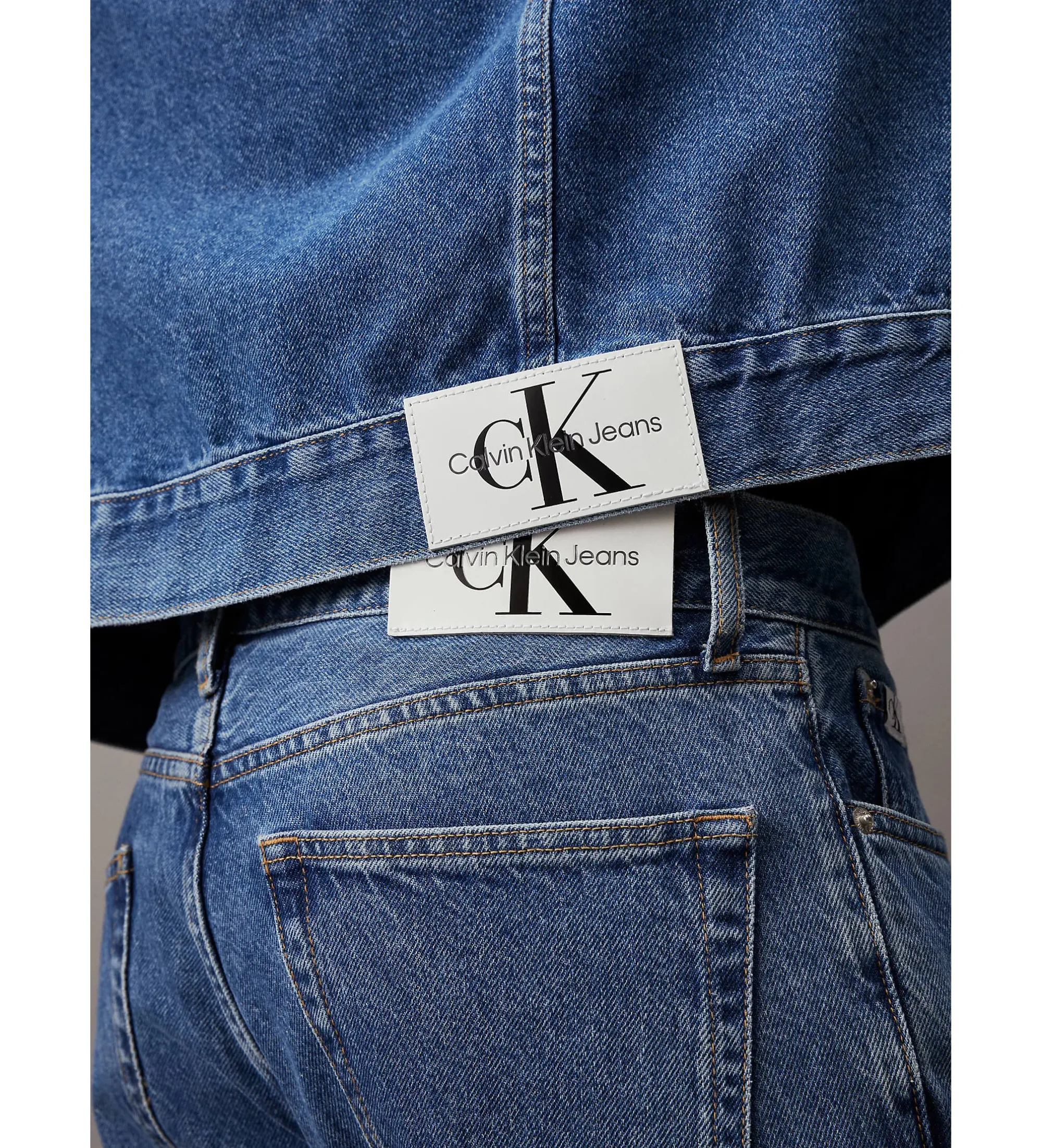 Jeans Straight auténticos azul