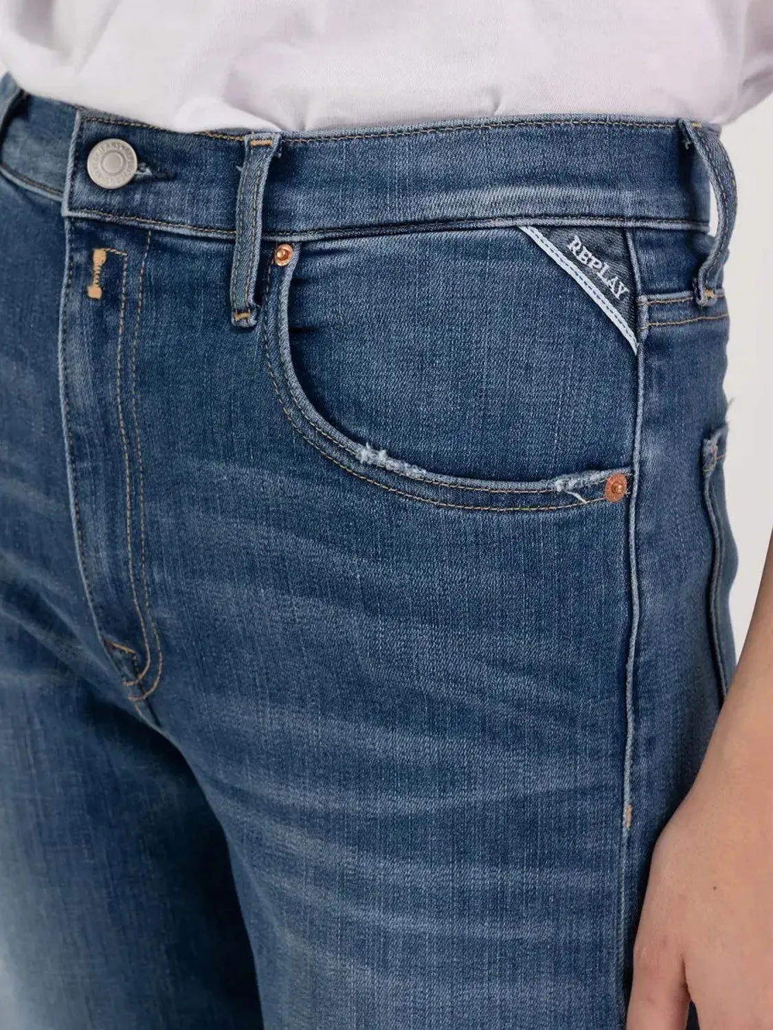 JEANS WIDE LEG REYNE REPLAY