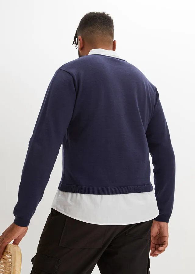 JERSEY AZUL MARINOBLANCO