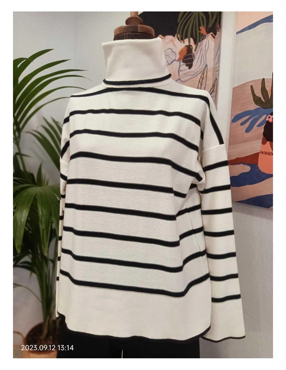 JERSEY CON ESTAMPADO A RAYAS PAN