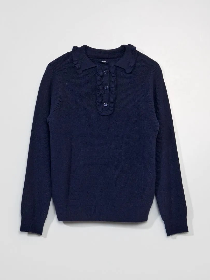 JERSEY DE CUELLO ALTO  NEGRO