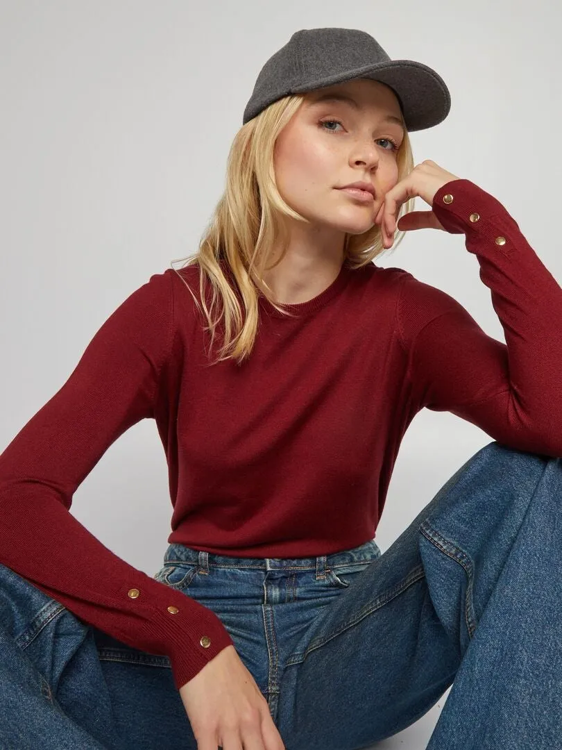 JERSEY DE PUNTO FINO  ROJO