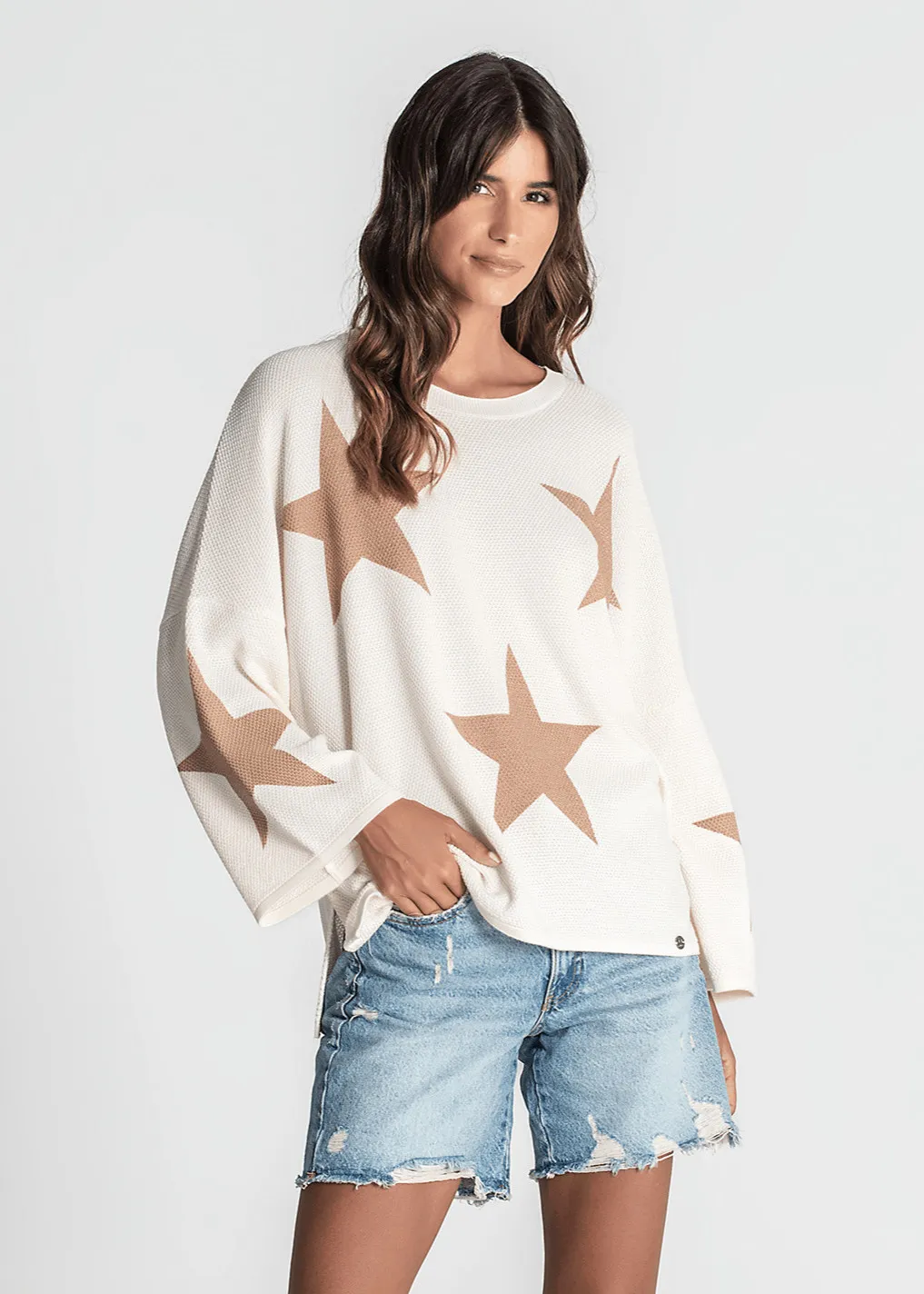 Jersey estrella crudo y marron