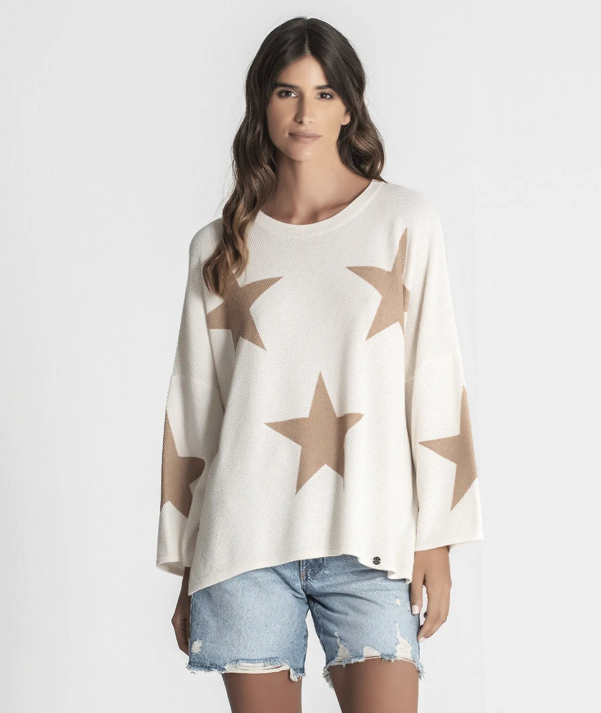 Jersey estrella crudo y marron