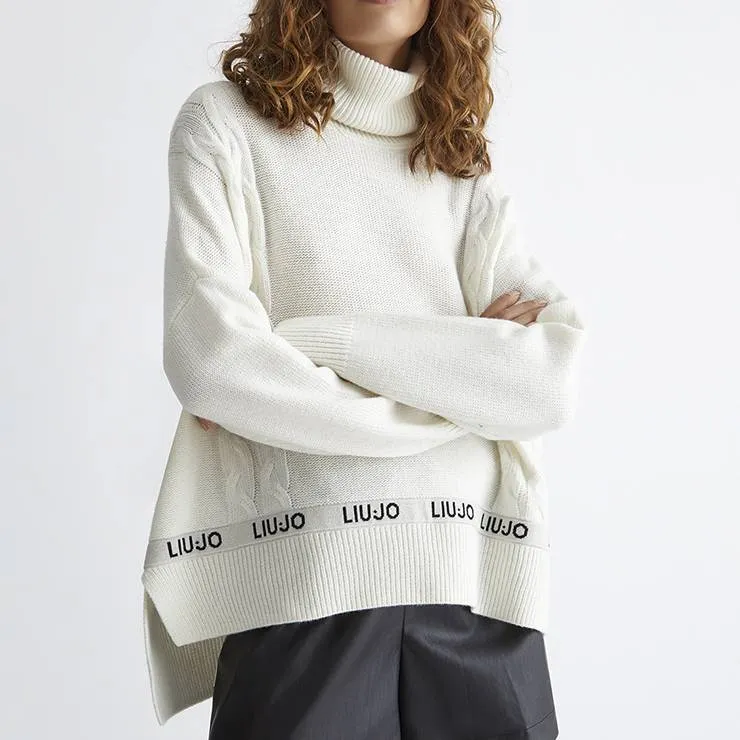 Jersey LiuJo TF3051 Blanco