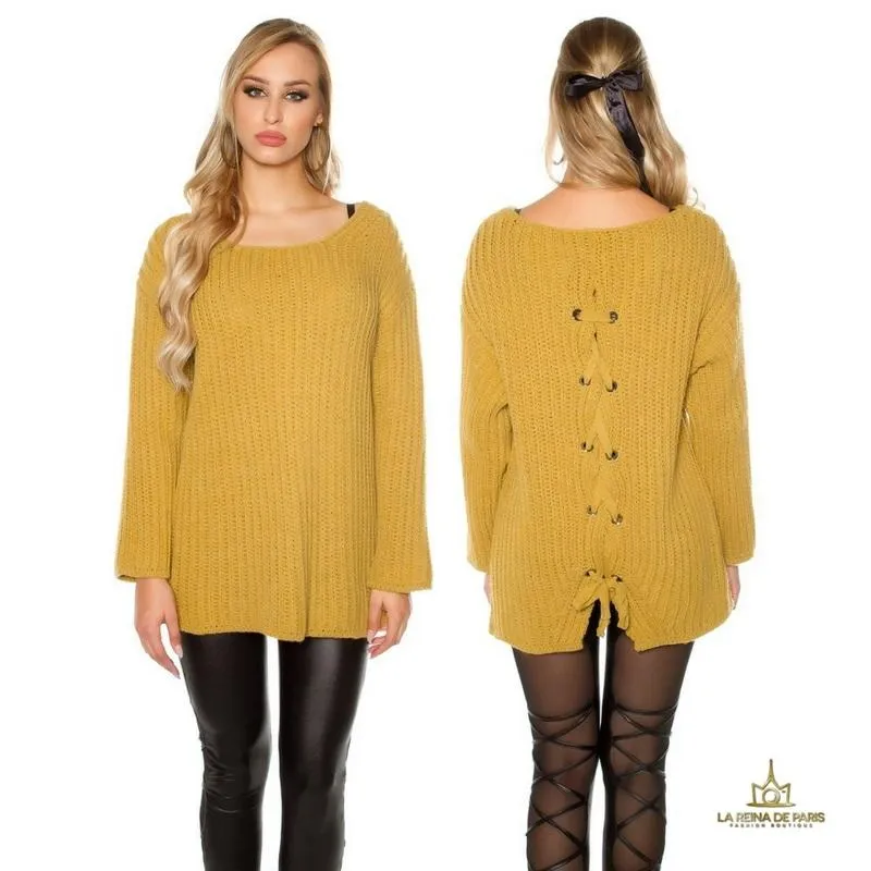 Jersey oversize mostaza