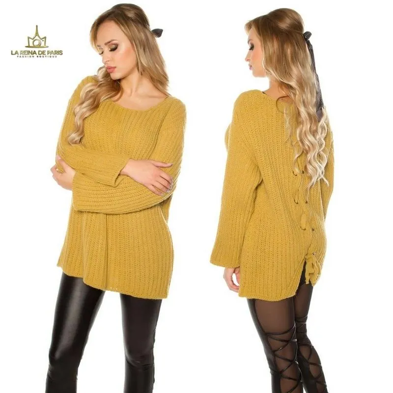 Jersey oversize mostaza
