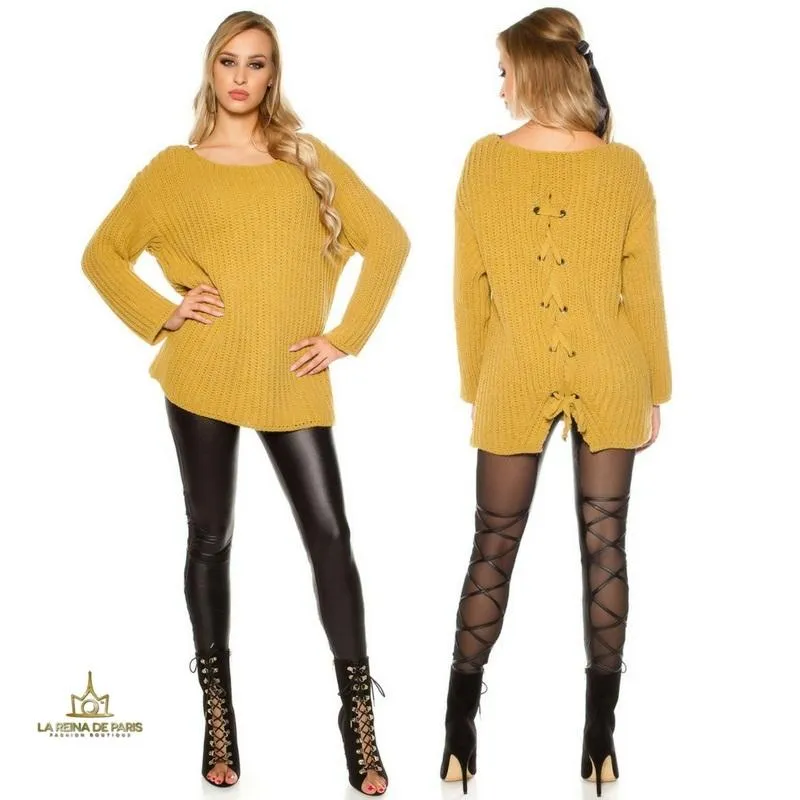 Jersey oversize mostaza
