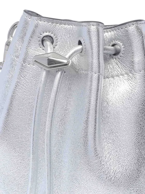 JIMMY CHOO BOLSO SACO  PLATA
