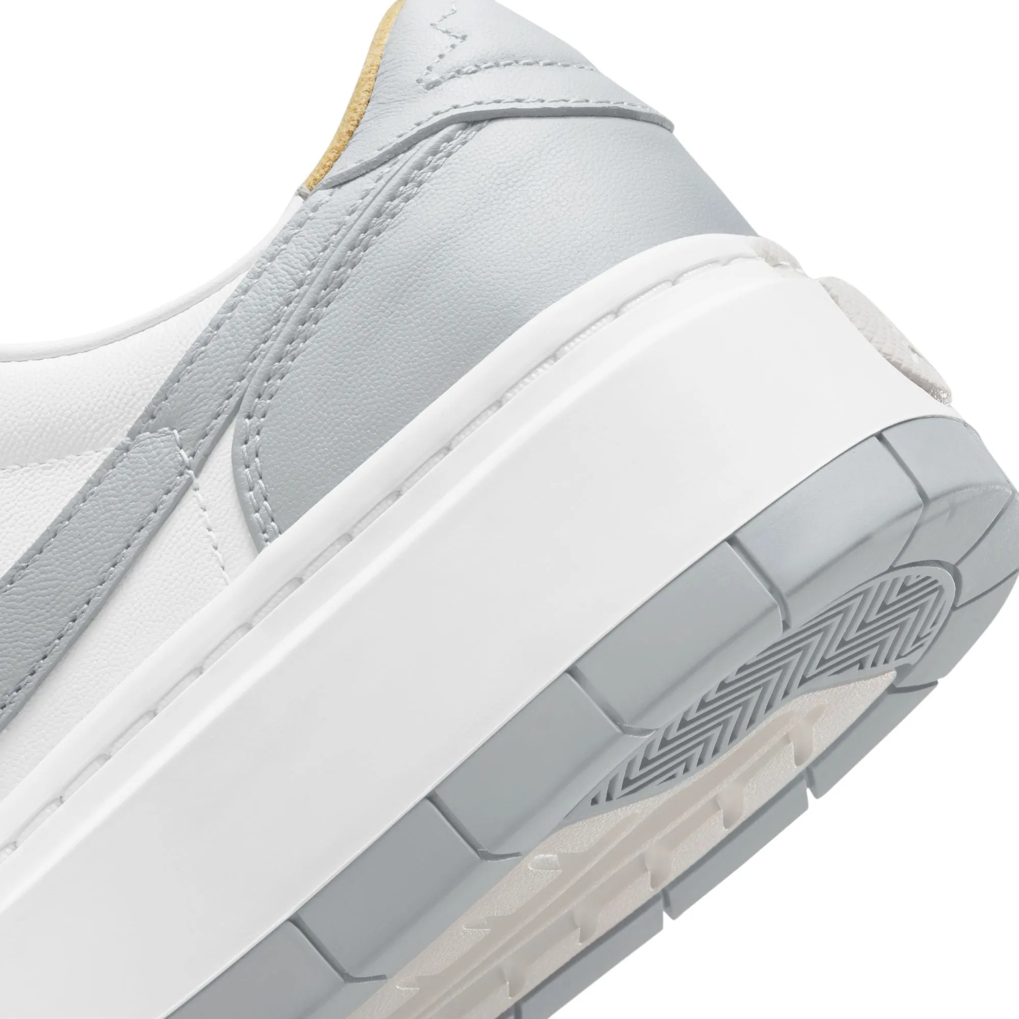 JORDAN WOMEN AIR JORDAN 1 ELEVATE LOW WHITE/WOLF GREYWHITE
