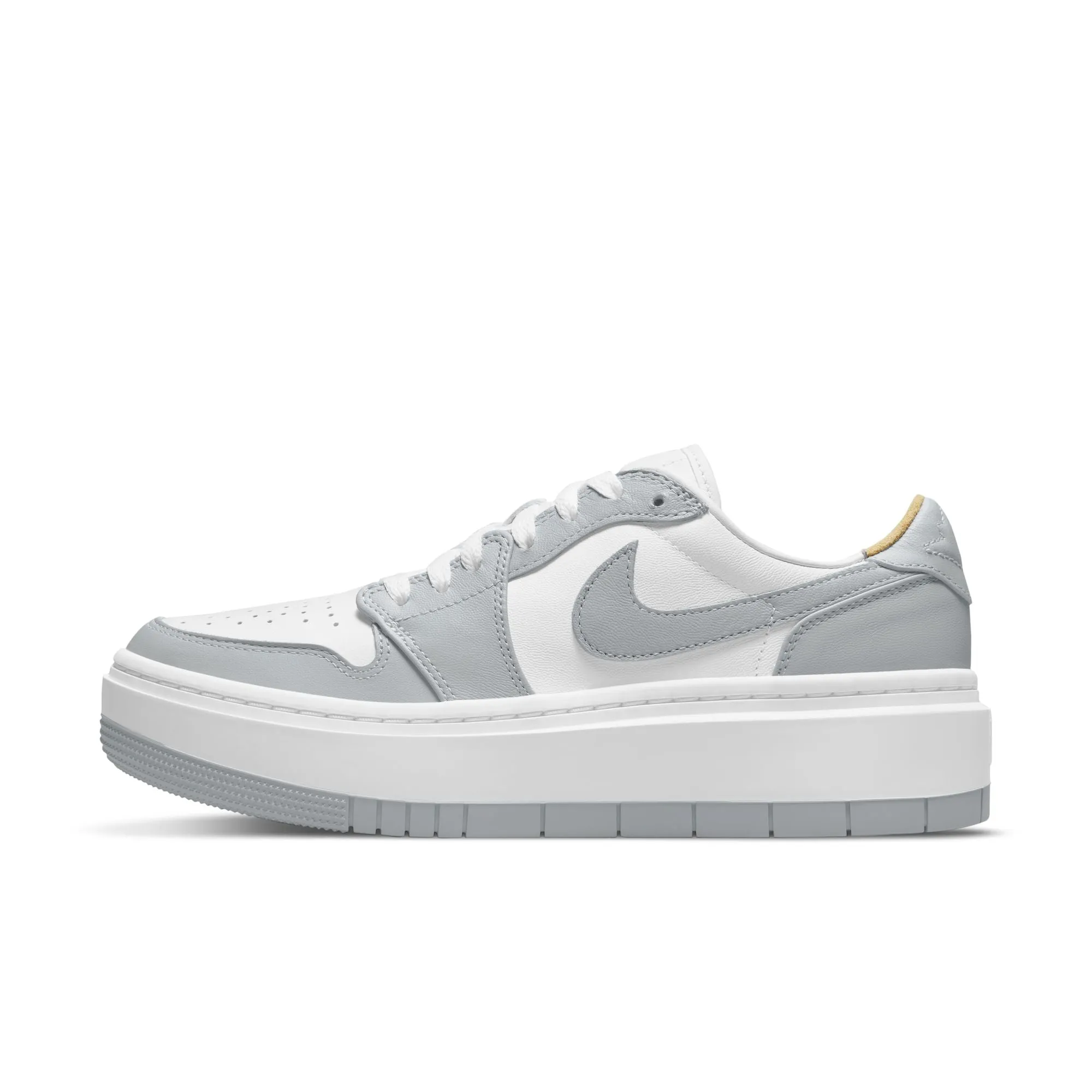 JORDAN WOMEN AIR JORDAN 1 ELEVATE LOW WHITE/WOLF GREYWHITE